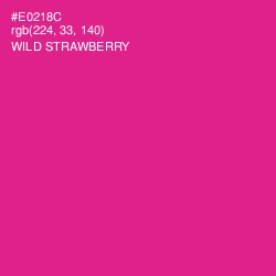#E0218C - Wild Strawberry Color Image